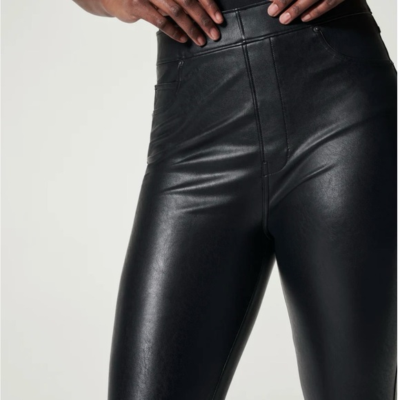 Leather-Like Skinny Pant - Never Worn But Tag is Off - Picture 3 of 3